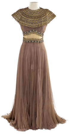 Mauve Egyptian Dress 1