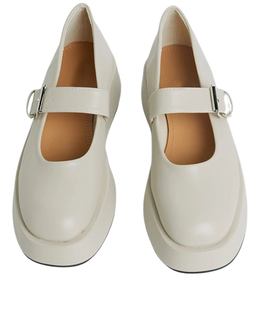 One Strap Thick Bottom Mary Jane Shoes - Creative Essentials