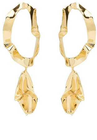 Sterling King gold-plated Inside Out Pearl Earrings - Farfetch