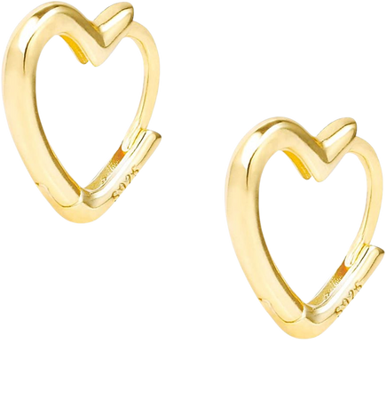 Amazon.com: Small Gold Hoop Earrings Small Gold Hoops Heart Shaped Gold Huggie Earrings 14k Gold Plated Huggie Hoops for Women Girls: Clothing, Shoes & Jewelry