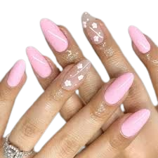 Pink nails with flowers - Google Search