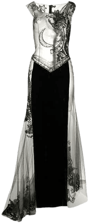 Gianfranco Ferre Vintage Haute Couture Velvet Gown - Farfetch
