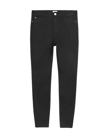 Black Molly mid rise skinny jeans | River Island