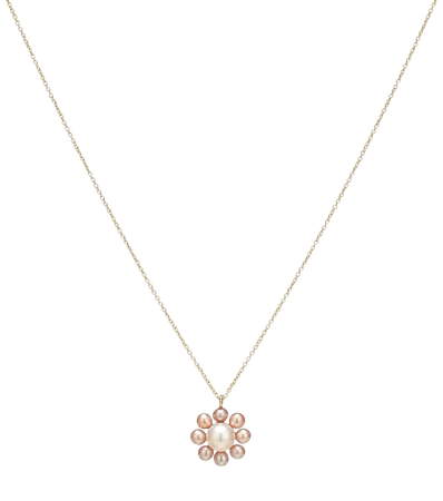 Sophie Bille Brahe Margherita Rose 14Kt Gold And Pearl Necklace