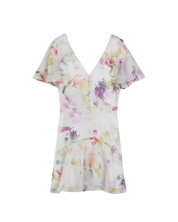 Angel Sleeve Fit And Flare Mini Dress – Ted Baker, United States