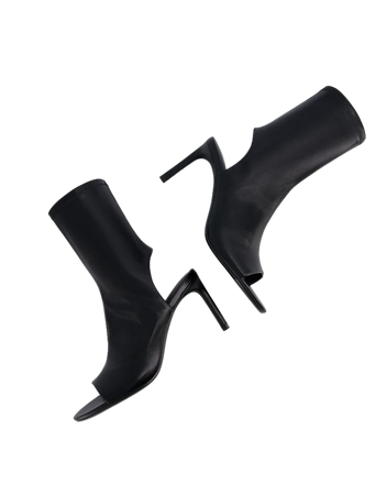 Generation Bershka High-heel slingback ankle boots with a cut-out detail on the toes - Shoes - Women | Bershka