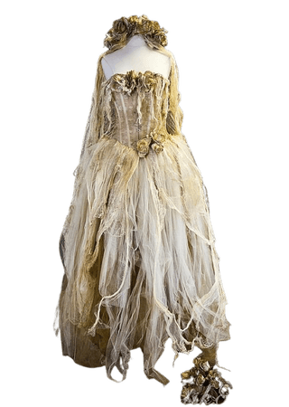 Tattered ball gown
