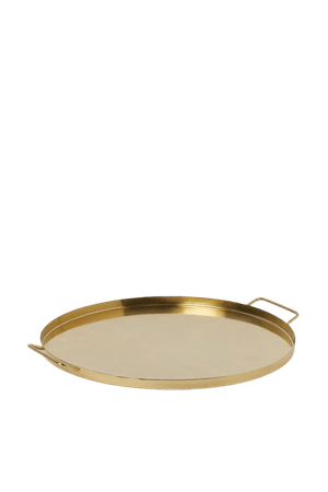 Round Metal Tray - Gold-colored - Home All | H&M US