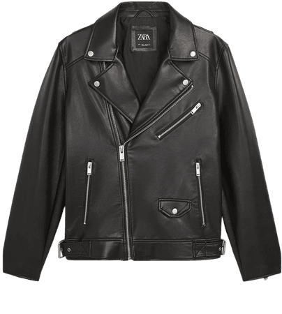 Zara leather jacket