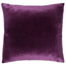 Velvet purple pillow