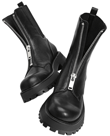 zipper boots