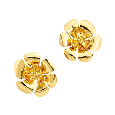J.Crew: Mini Gold Flower Stud Earrings