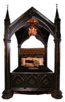 Gothic style bed