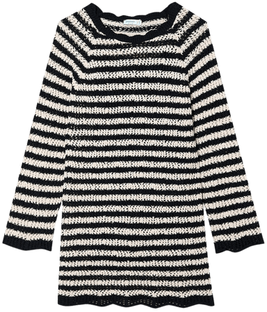 Striped crochet dress - Women's Just in | Stradivarius United States