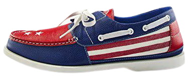 Starboard Shoes Patriotic Boat Shoes