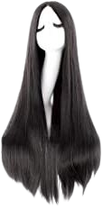 Amazon.com : MapofBeauty 40 Inch /100 cm Fashion Straight Long Costume Anime Wig (Black) : Beauty & Personal Care