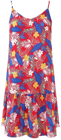 Watoriwa Women Summer Short Slip Dresses V Neck Casual Loose Sleeveless Strap Ruffle Beach Dress (L, 08 White) at Amazon Women’s Clothing store