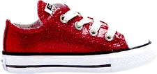 Kids Glitter Converse All Star Bling Sneakers Shoes Flower Girl Red – Glitter Shoe Co