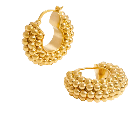Baya Hoop Earrings | 18ct Gold Plated | Missoma