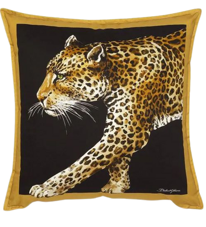 Dolce & Gabbana Medium Leopardo-print Canvas Cushion - Farfetch