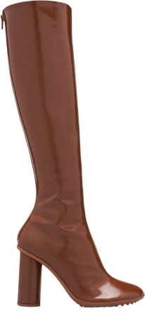 Atomic Patent Leather Knee Boots By Bottega Veneta | Moda Operandi