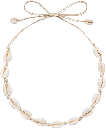 Amazon.com: Sea Shell Necklace Choker For Women Summer Beach Natural Cowrie Shell Necklace(Begie Rope): Clothing, Shoes & Jewelry