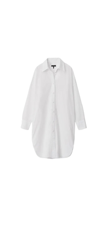 White Button Down Shirt Dress