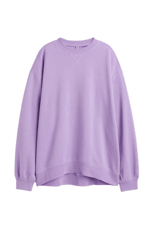 Sweatshirt - Purple - Ladies | H&M US