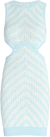 For Love & Lemons Corinna Chevron Knit Mini Dress | INTERMIX®