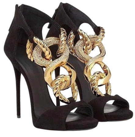 black gold heel
