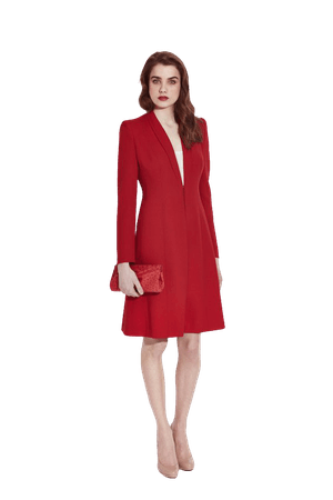 Red COAT dress