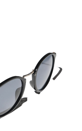 Black Round Retro Sunglasses | Accessories | PrettyLittleThing
