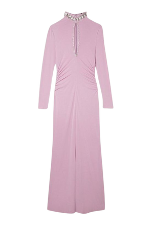Embellished Jersey Crepe Maxi Dress | Karen Millen