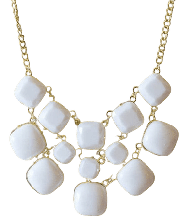 Necklace Chunky White