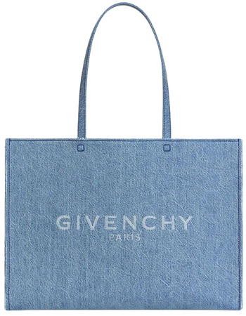 Shop Givenchy Large G Tote Shopping Bag In Denim | Saks Fifth Avenue