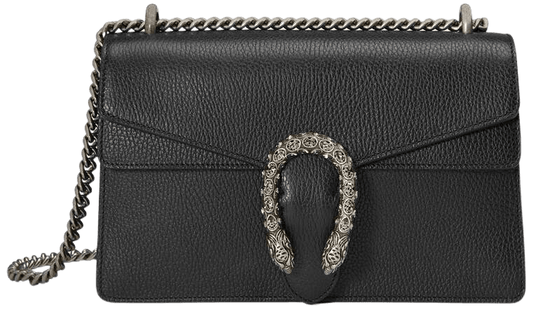 Dionysus small shoulder bag in Black leather | Gucci Women's Shoulder Bags