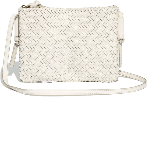 madewell white purse