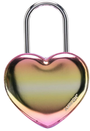 AMBUSH Metallic Heart Padlock Mini Bag - Farfetch