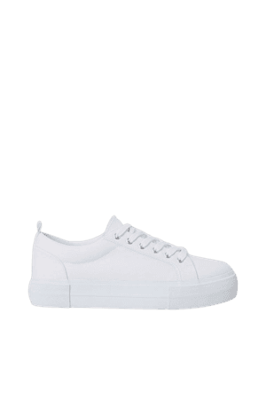 Platform Sneakers - White - Ladies | H&M US