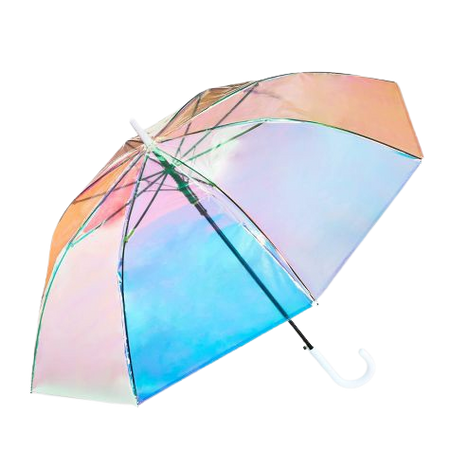 iridescent umbrella rain accessories