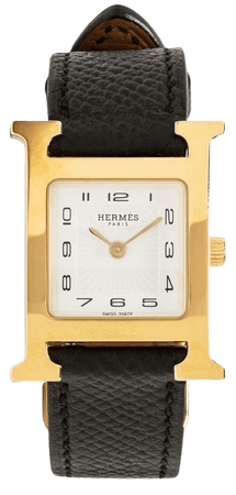 Hermès 2019 pre-owned Heure H 25mm - Farfetch