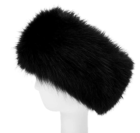 Dikoaina Womens Faux Fur Headband Winter Earwarmer Earmuff Hat Ski at Amazon Women’s Clothing store