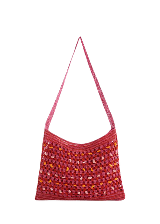 Crochet bag with shell detail - Women | Mango USA