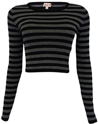 striped long sleeved top