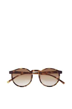 Tortoiseshell Teen Spirit Deux round-frame tortoiseshell acetate sunglasses | Le Specs | NET-A-PORTER