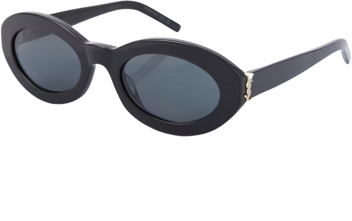SL M136 oval sunglasses in black - Saint Laurent | Mytheresa