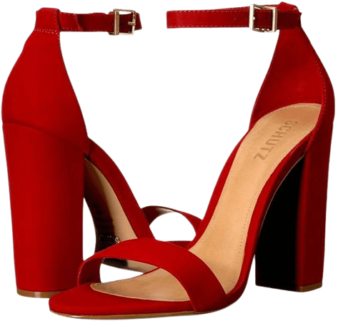 Red Sandals Shultz
