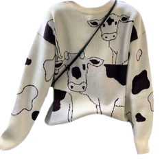 cow sweater