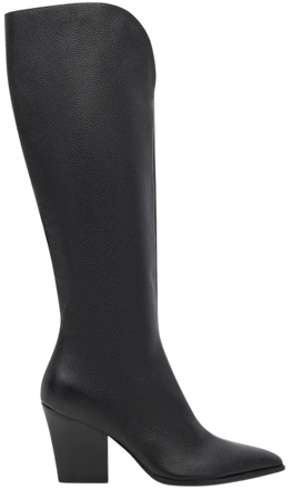 Rocky Boots Black Leather | Black Leather Knee-High Boots – Dolce Vita