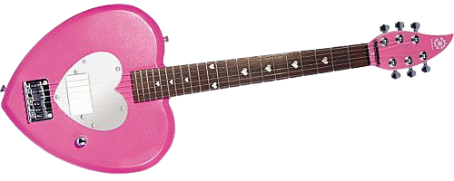 daisy rock heart guitar